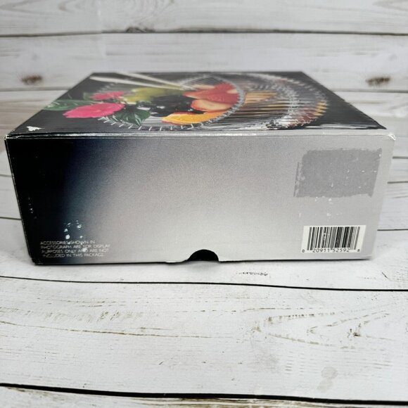 Mikasa Diamond Fire Crystal Cut Glass Hostess Serving Bowl 8.25" WY247/259 - Picture 9 of 11